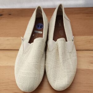 TOMS Beige Slip-On Loafers